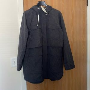 Greyish blue light spring jacket